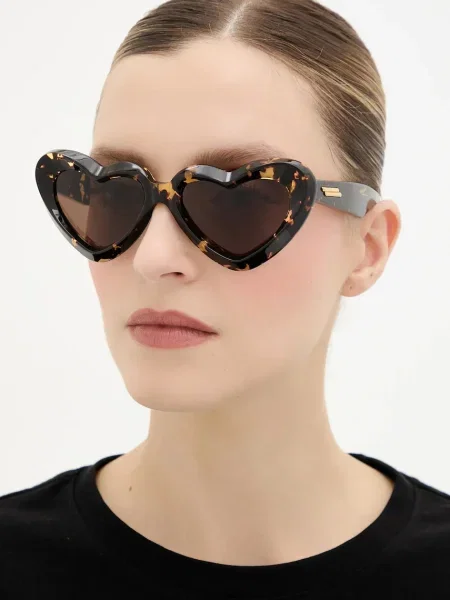 Слънчеви очила Bottega Veneta кафяво