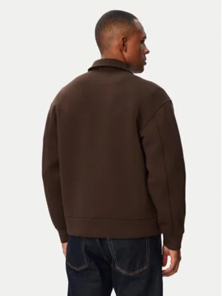 Calvin Klein Džemperis COOLING SPACER Tamsiai ruda