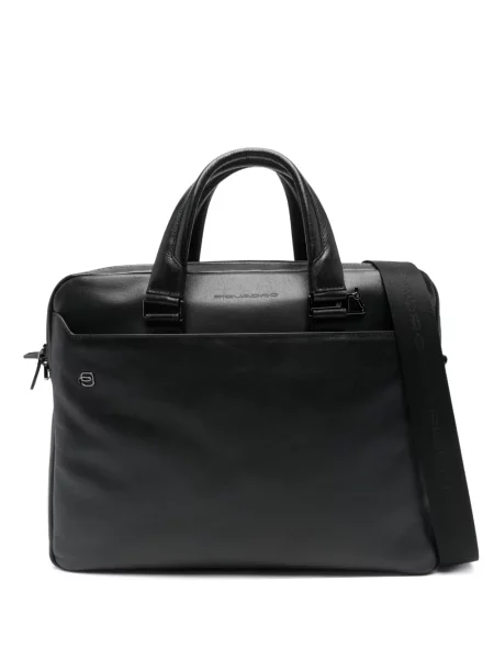 Geantă Piquadro din piele negru