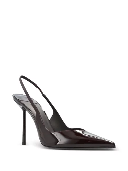 Pantofi cu toc Le Silla din piele maro