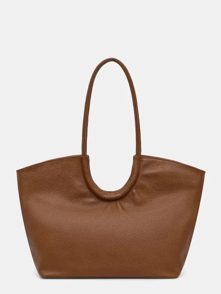 Answear.LAB geantă shopper pentru femei din piele maro