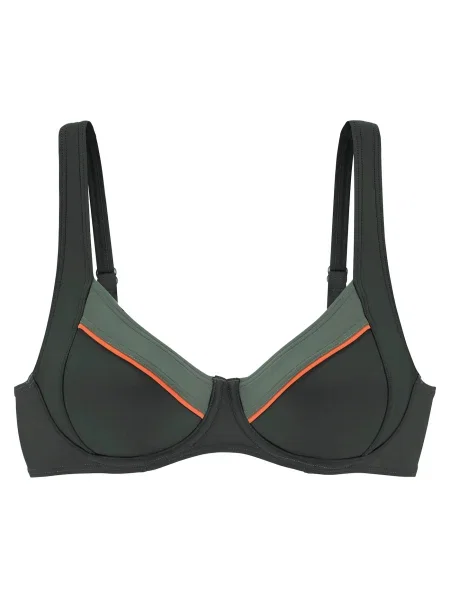 LASCANA Sutien costum de baie Yuna oliv portocaliu