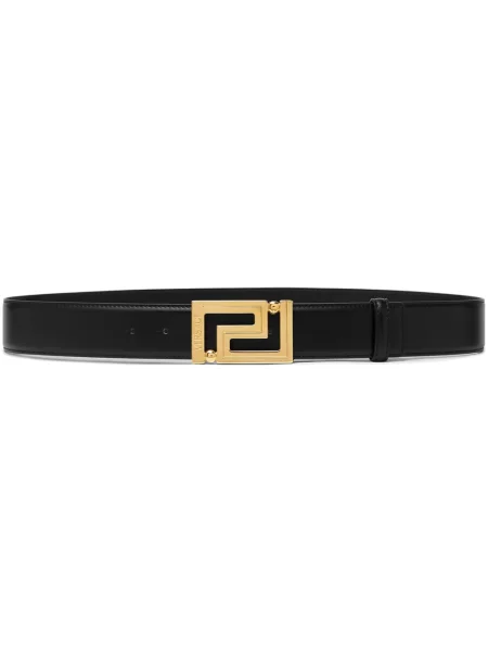 Curea Versace din piele negru