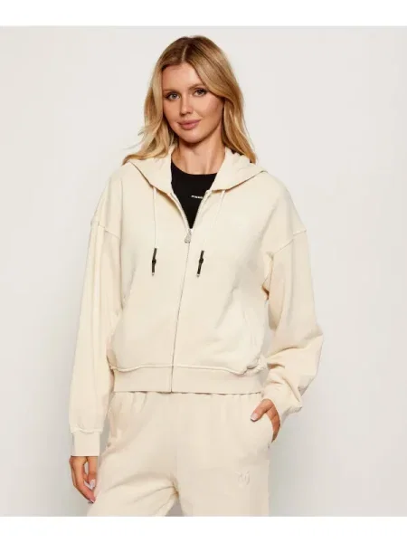 Pinko Hanorac MALIZIOSO | Loose fit alb