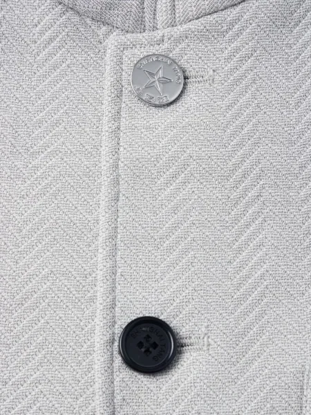 Geacă Shanghai Tang cu model herringbone gri