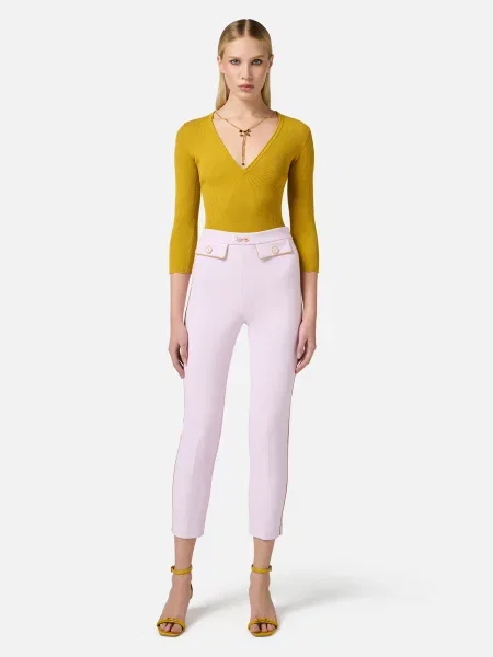 Свитер Elisabetta Franchi желтый