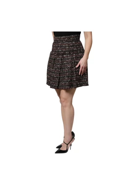 Spódnica mini Dolce And Gabbana tweedowa