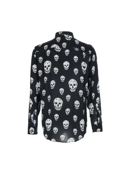 Koszula Alexander Mcqueen z nadrukiem czarna