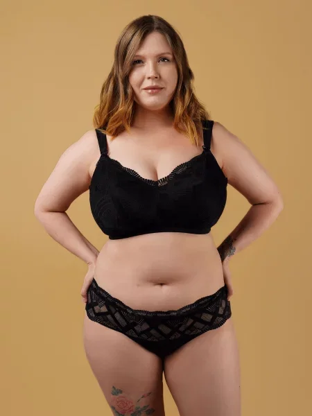 Бюстгальтер brabrabra Материнство поліамід/еластан чорний