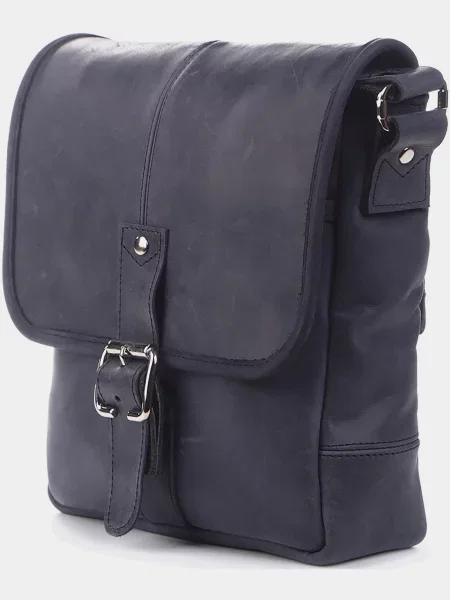 Кожаная сумка Shvigel синяя