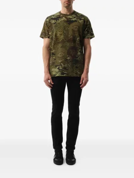 Majica Givenchy s printom s camo uzorkom zelena