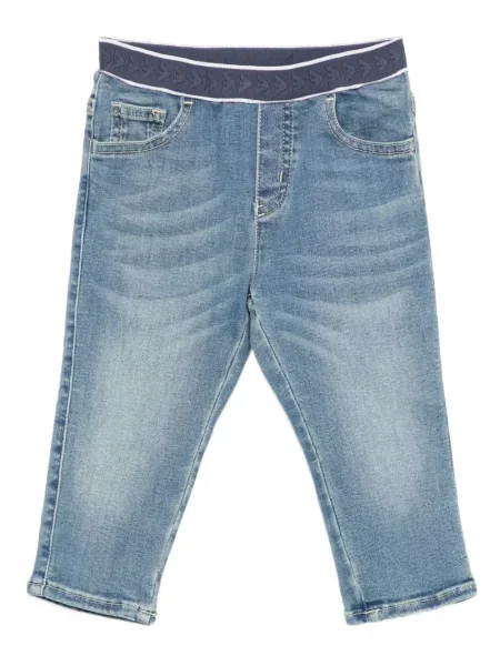 Jeansy dziecięce Emporio Armani niebieskie