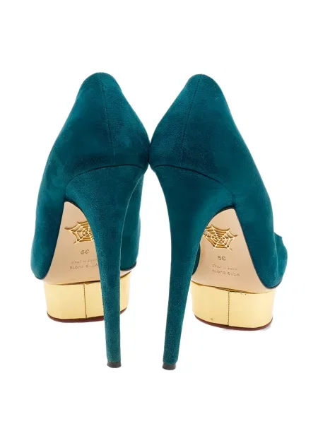Pantofi cu toc Charlotte Olympia albastru