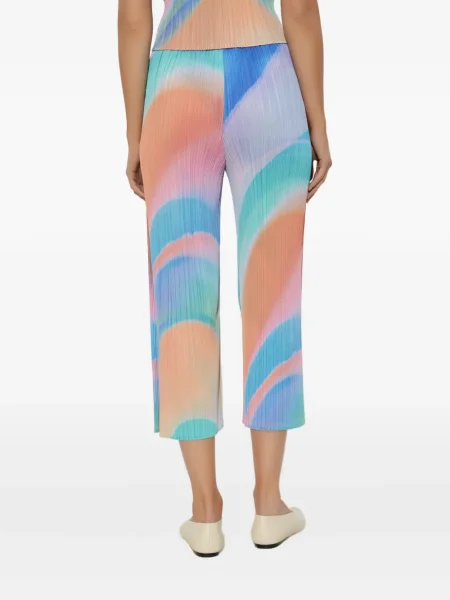 Плисирани панталон Pleats Please Issey Miyake синьо