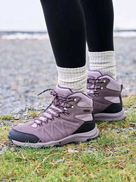 Ortler — wodoodporne buty trekkingowe Purple fioletowe