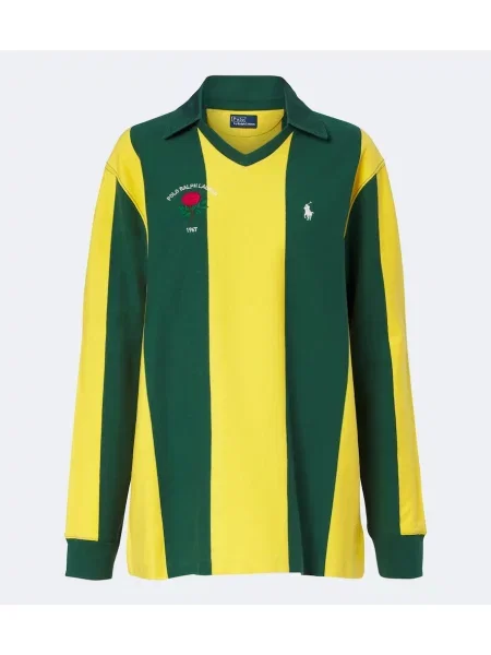Tricou polo Polo Ralph Lauren cu dungi din jerseu
