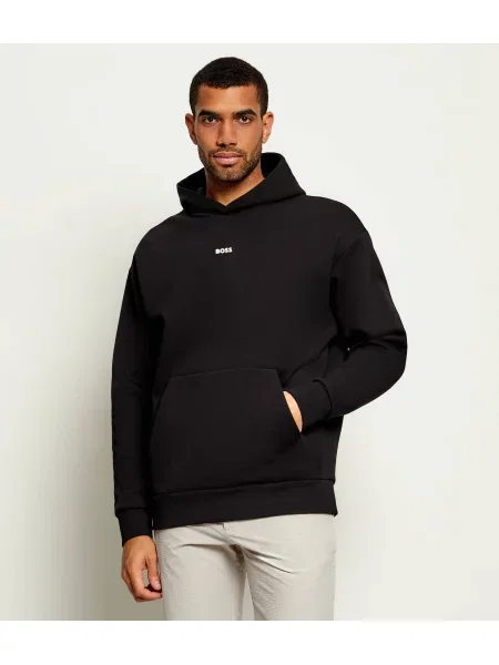 BOSS GREEN Hanorac Sly Zone negru