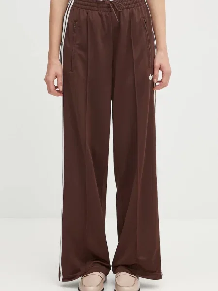 Adidas Originals pantaloni de trening Firebird Tp cu imprimeu maro