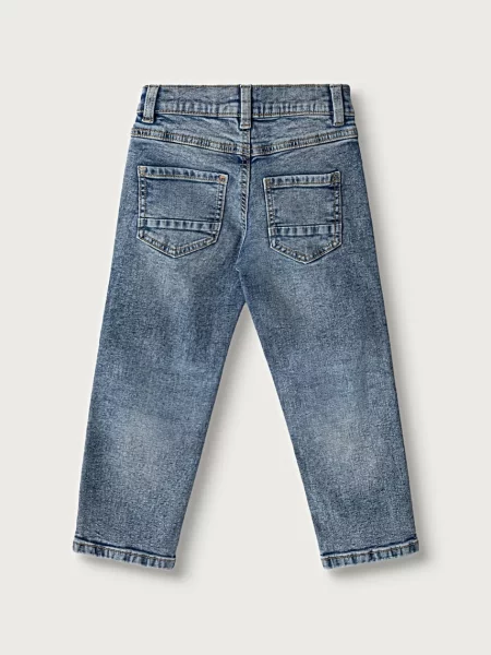 United Colors of Benetton slim fit traperice za djecu plava