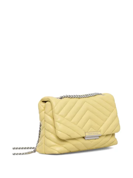 Matlasat geantă Armani Exchange galben