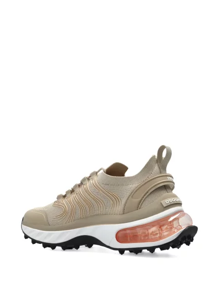 Sneakerși Dsquared2 cu șireturi din dantelă