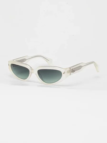 Vivienne Westwood ochelari de soare Grace transparent