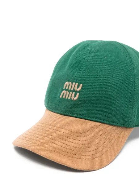 Șapcă Miu Miu verde