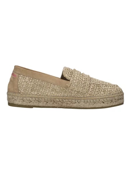 Espadryle Espadrilles zamszowe beżowe
