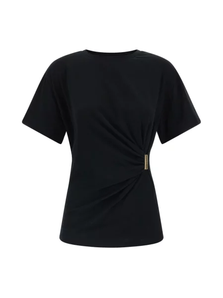 PINKO Koszulki Kobieta M Mary Cotton Jersey T-Shirt czarny