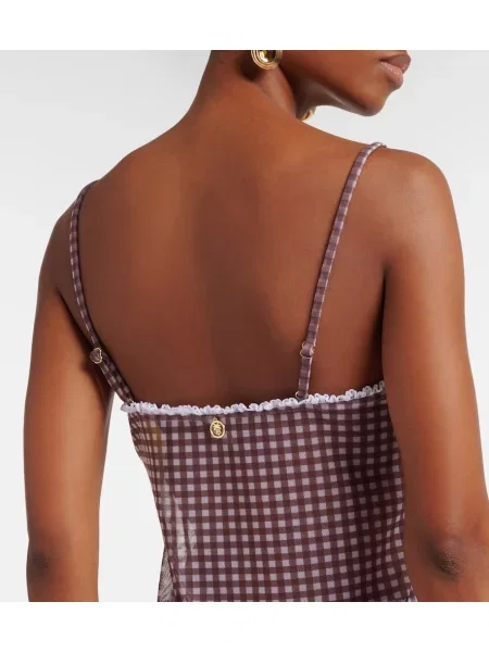 Top Bananhot transparente maro