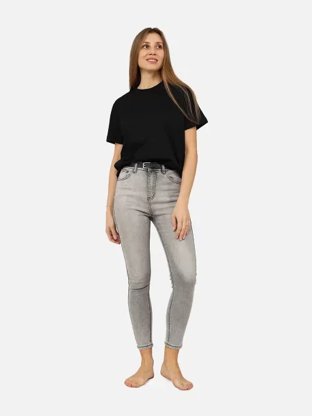 Джинси YUKI світло-сірий сірі