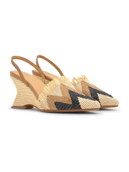 Espadryle Castaner skórzane
