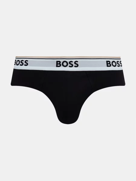 BOSS Súprava slipov Brief 3P Power čierna