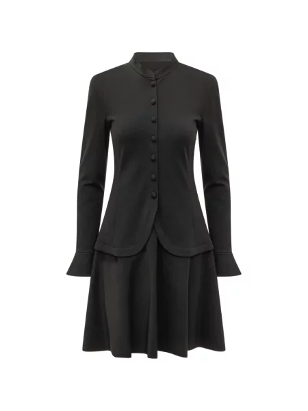 Fără căptușeală rochie Emporio Armani stretch negru