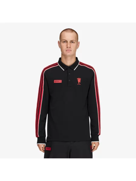 Tricou adidas Manchester United SPZL F.C. Polo Black L negru