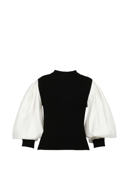 Top Simkhai din satin negru