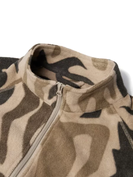 Geacă By Parra din fleece cu imagine cu imprimeu abstract