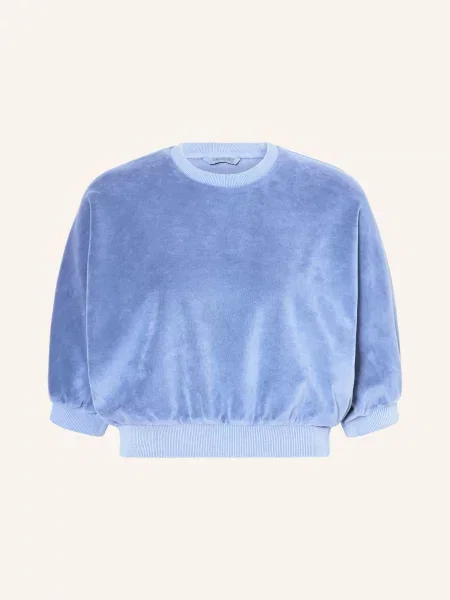 Herrlicher Tričko Nickishirt Pauli S Rukávy modrá