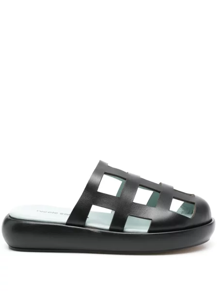 Mules Nicole Saldaña černé