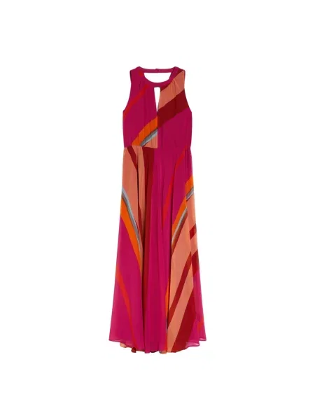 Wielobarwność sukienka maxi Pennyblack