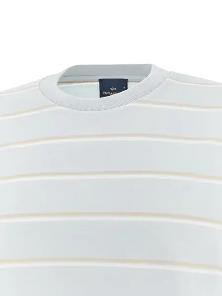 Tricou Paul & Shark cu dungi albastru