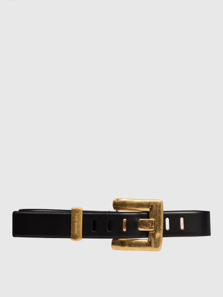 Шкіряний Anthem Balmain чорний