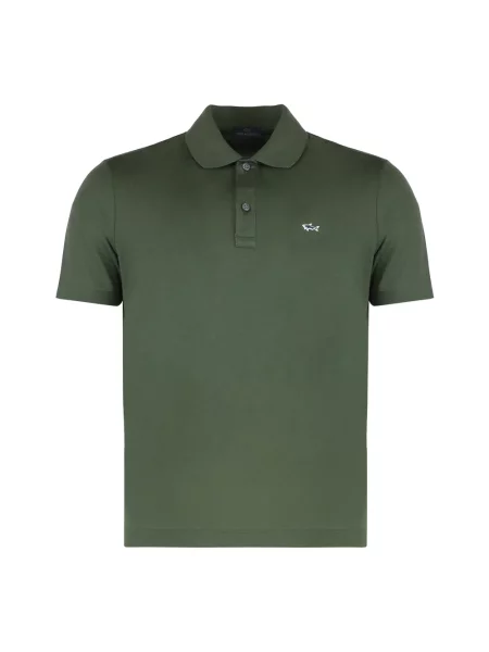 Koszulka polo Paul & Shark klasyczna zielona