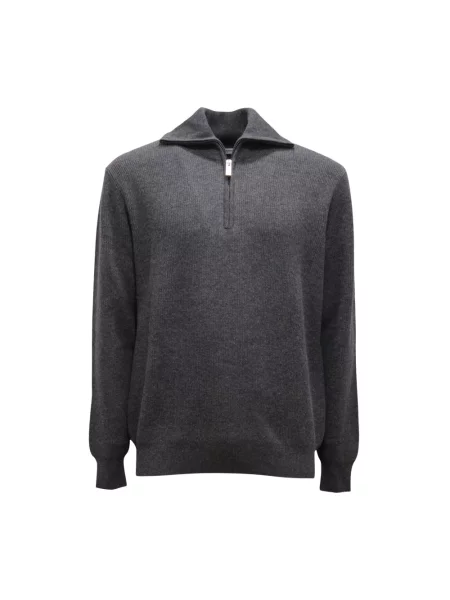 Sweter Paolo Pecora wełniany szary