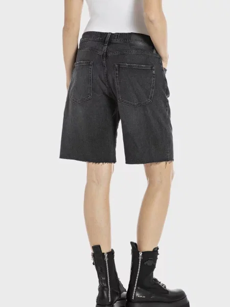 Джинсові шорти Replay чорні