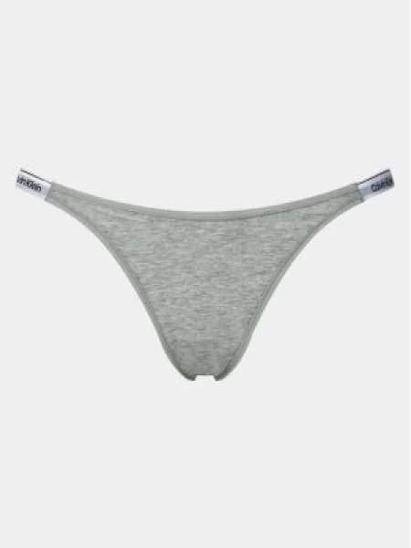 Calvin Klein Underwear Kalhotky string šedá