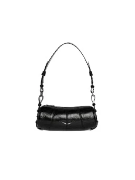 Torebka Zadig&voltaire skórzana retro czarna