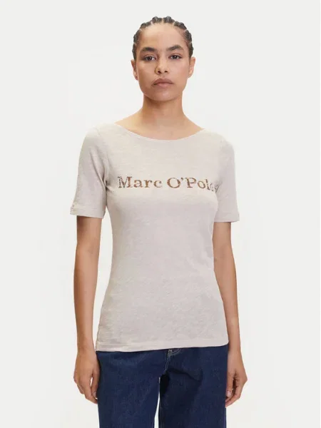 Тениска Marc O'Polo дамска бежово