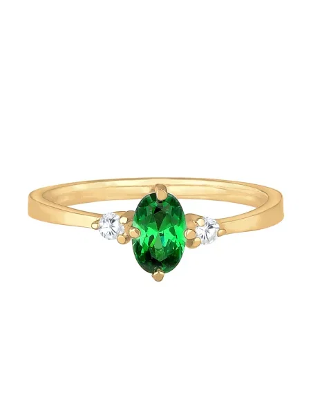 ELLI Inele auriu verde