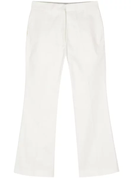 Pantaloni Jil Sander alb